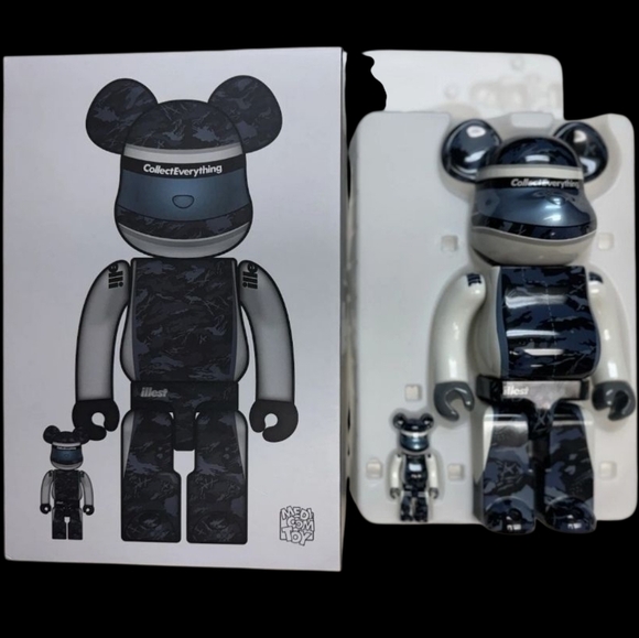 Bearbrick x Illest Motorhead 400% Set - Picture 4 of 6